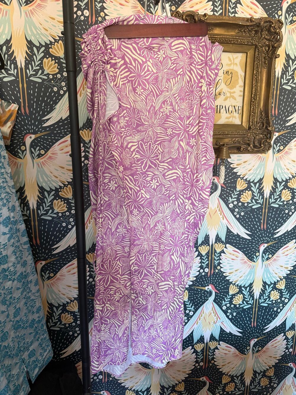 Free people maxi skirt floral size 6